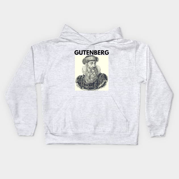 Gutenberg Kids Hoodie by The Journalist